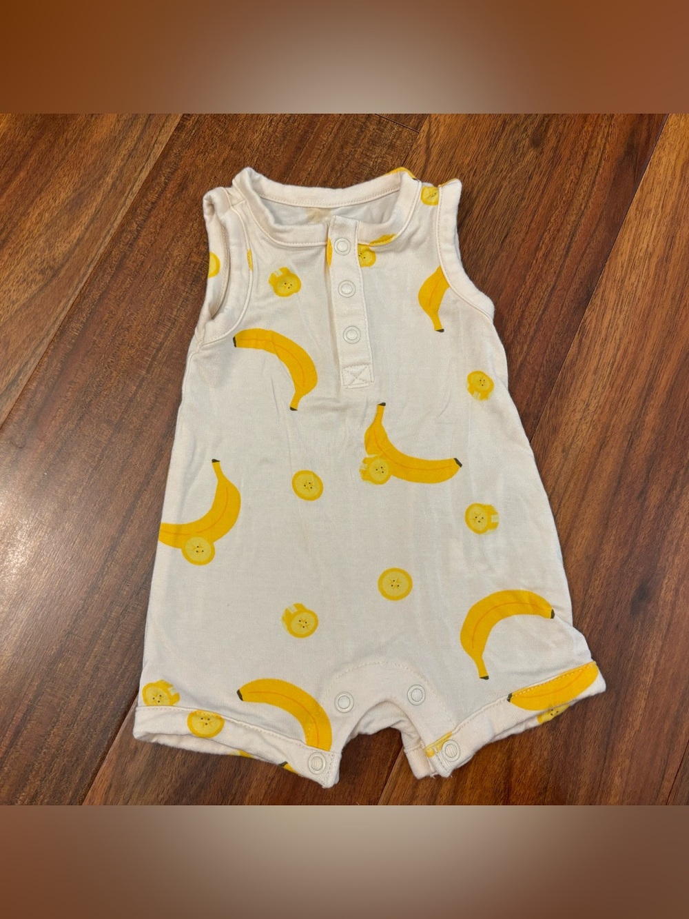 Purely Soft Carters Once Upon a Farm Banana Sleeveless Romper